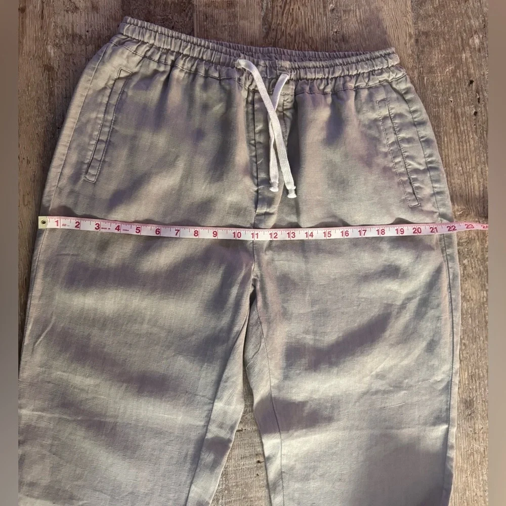 Altea Milano Men's Linen Drawstring Pants Size Large
